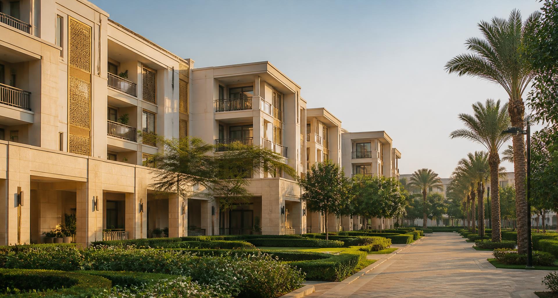 Premium low rise residential architecture in Gurgaon
